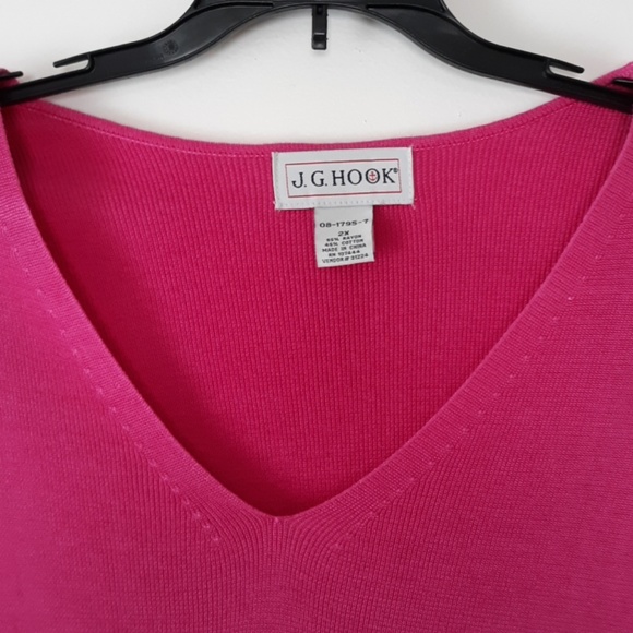 Pink Lightweight Sweater - 2x - Picture 3 of 4